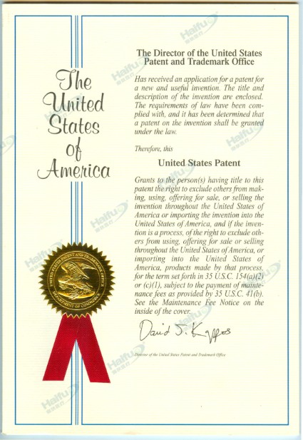 Patent (USA)